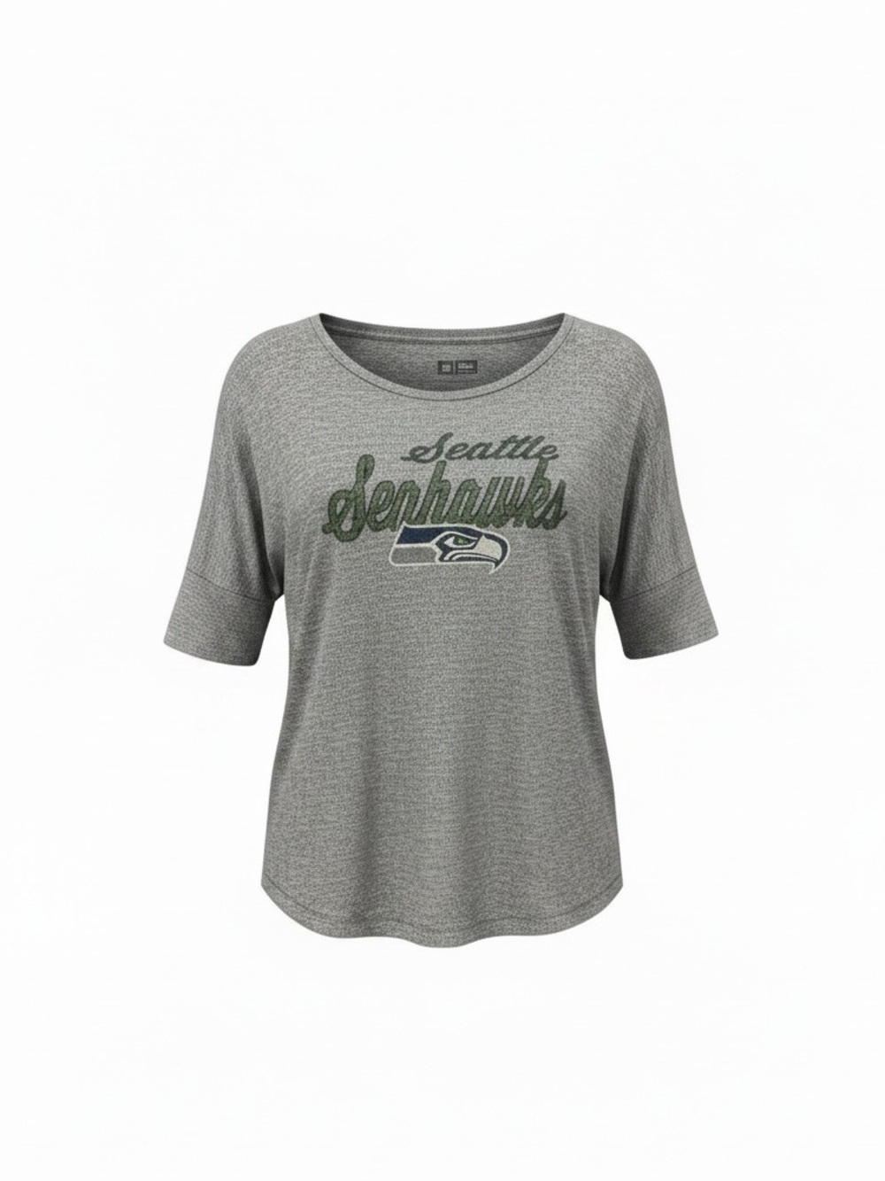 💚Seattle Seahawks Gray KV-Neck Tee🩶